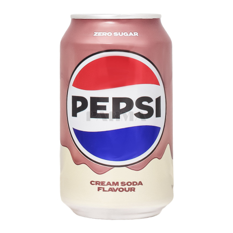 Освежающий напиток "Pepsi Cream Soda" без сахара 330мл