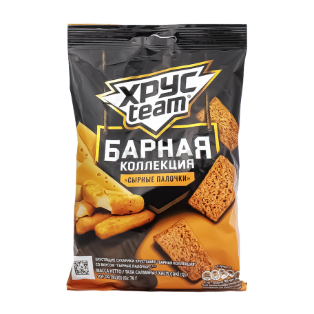 Сухарики "Хруст Team" сыр 70г