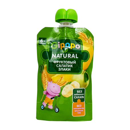 Խյուս «Gipopo» հացահատիկային, մրգային աղցան 90գ