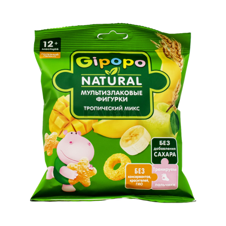 Թխվածքաբլիթ «Gipopo» բազմահացահատիկային 21գ