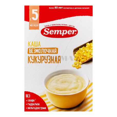 Porridge "Semper" corn, without milk 180g