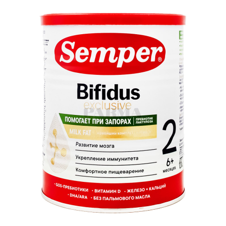Milk mixture "Semper Bifidus 2" 400g