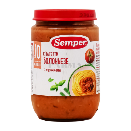 Խյուս «Semper» տավարի միս, սպագետտի, բոլոնեզե 190գ