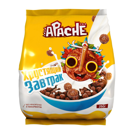 Պատրաստի նախաճաշ «Apache» շոկոլադ 250գ
