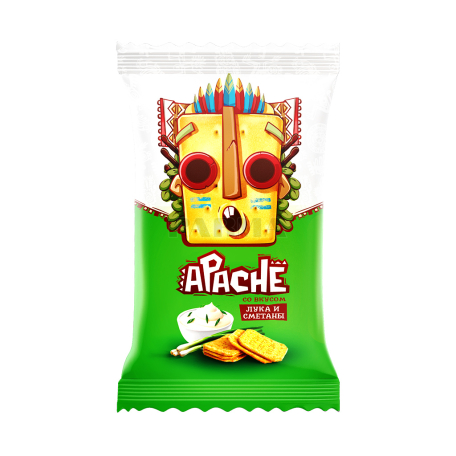 Cracker "Apache" sour cream, onion 32g
