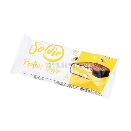 Батон "Solvie Protein" банан, без сахара 50г