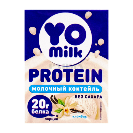 Протеиновый напиток "Yo Milk Protein" пломбир, без сахара 200г
