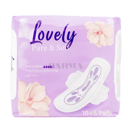 Pantyliners "Lovely Pure & Soft" 15pcs