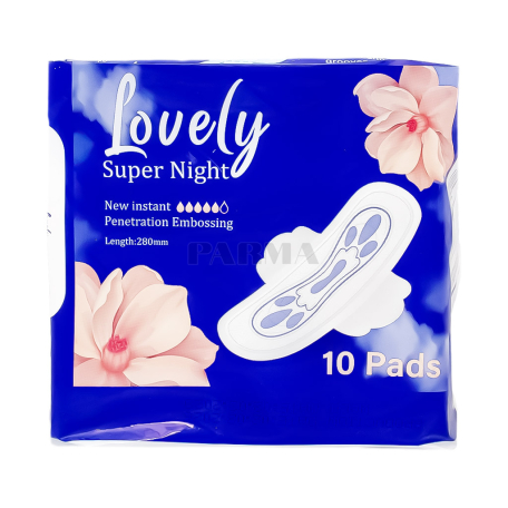 Прокладки "Lovely Super" ночные 10шт