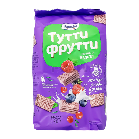Wafer "Vitba" yogurt, berries 150g