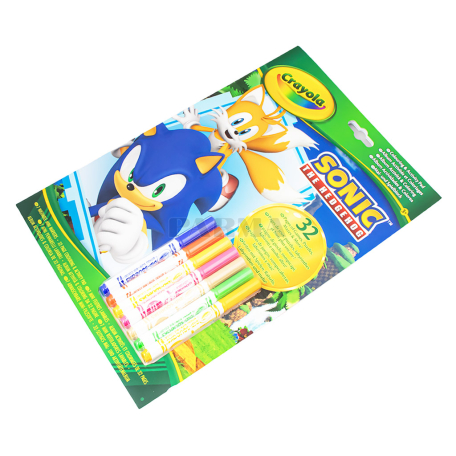 Раскраска "Crayola Sonic"