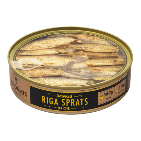 Շպրոտ «Diplomats» ապխտած, ձեթի մեջ 160գ