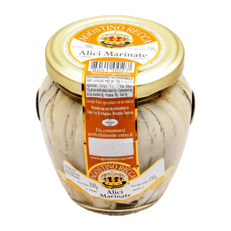 Անչոուսի պահածո «Agostino Recca» ձեթի մեջ 200գ
