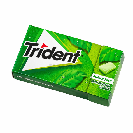 Chewing gum "Trident" spearmint, sugar free 14g