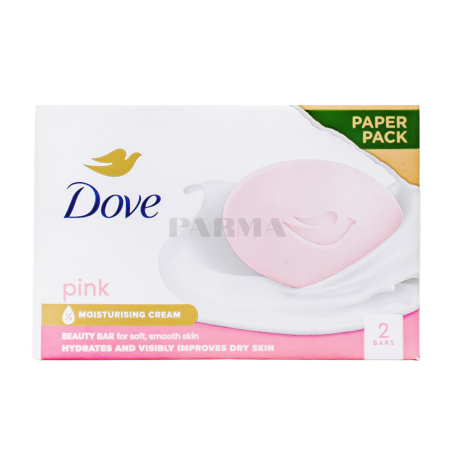 Soap "Dove Pink" rose 2x90g
