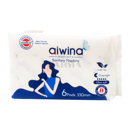 Միջադիրներ «Aiwina Green Tea Ultra Soft» 6հատ
