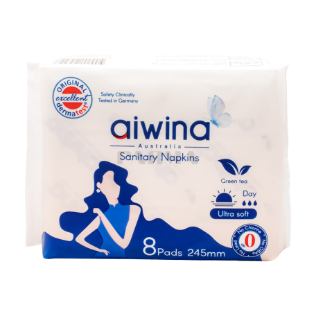 Միջադիրներ «Aiwina Green Tea Ultra Soft» 8հատ