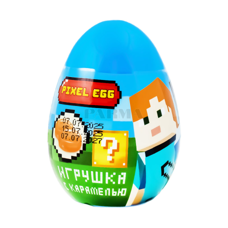 Կոնֆետ-խաղալիք «Конфитрейд Pixel Egg» 10գ