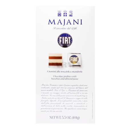Chocolate candies "Majani Fiat" assortment, gluten free 101g