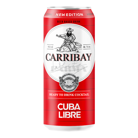 Beer drink "Carribay Cuba Libre" 450ml
