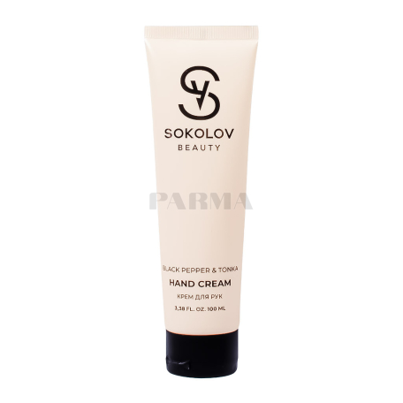 Կրեմ ձեռքի «Sokolov» սև պղպեղ, տոնկա սերմ 100մլ