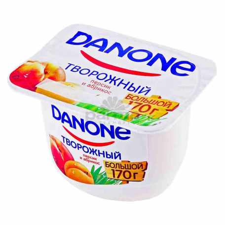 Կաթնաշոռային արտադրանք «Danone»  կրեմով դեղձ և ծիրան 3.6%  170գ