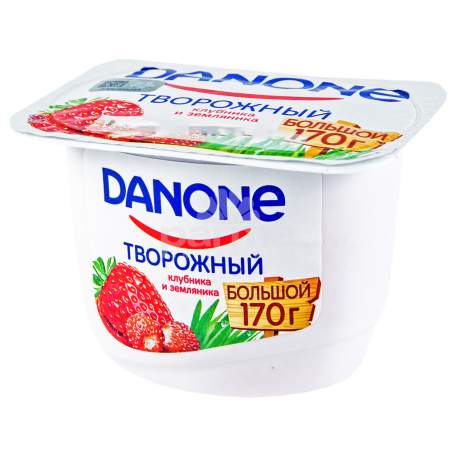 Կաթնաշոռային արտադրանք «Danone» ելակ, մորի 3.6% 170գ