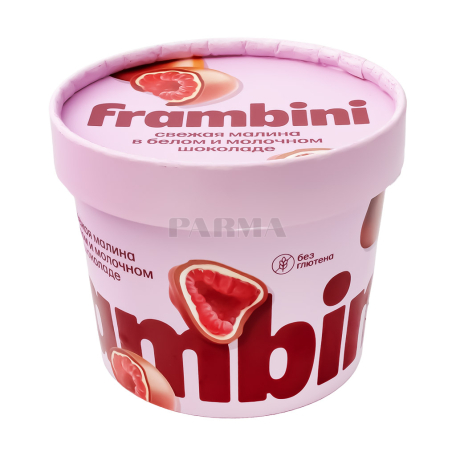 Ազնվամորի «Frambini» սպիտակ, կաթնային շոկոլադ, սառեցված 130գ