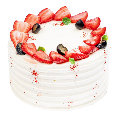 Cake "Parma" with strawberry