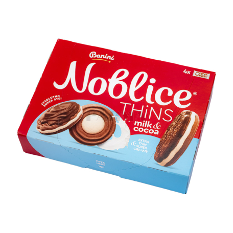 Cookie "Banini Noblice" milky, cocoa 190g