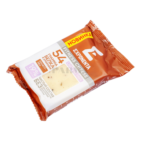 Cheese "Exponenta Fitness" with sesame, flax, lactose-free 180g