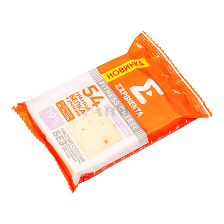 Cheese "Exponenta Fitness" with pepper, carrot, lactose-free 180g