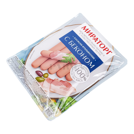 Сосиски "Мираторг" с беконом 350г