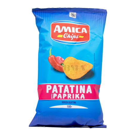 Չիպս «Amica» պապրիկա, առանց գլյուտեն 100գ