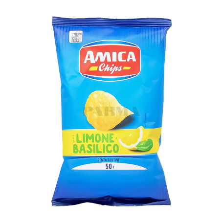 Chips "Amica" lemon, basil, gluten-free 50g