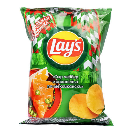 Chips "Lays" cheese, jalapeno 105g