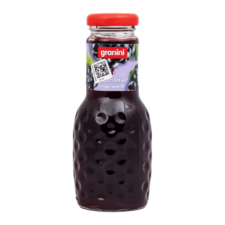 Natural juice "Granini" black currant 250ml