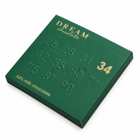 Шоколадная плитка "Dream Chocolate" молочная 70г