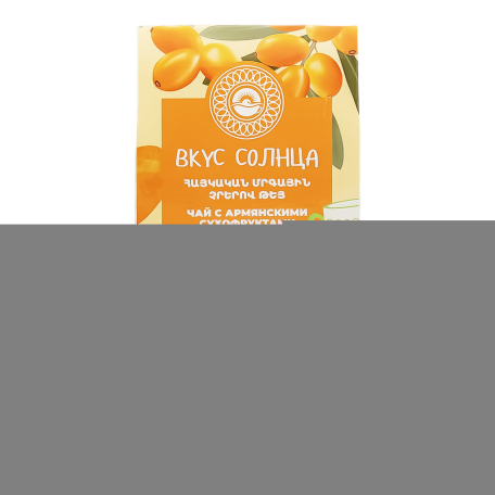 Чай "Вкус Солнца" черный, облепиха 100г