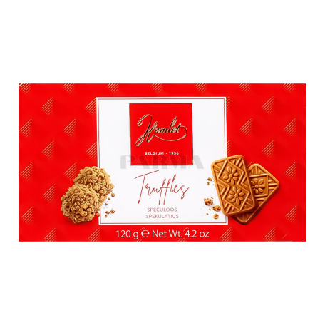 Шоколадные конфеты "Hamlet Speculoos Spekulatius" молочные, трюфель 120г