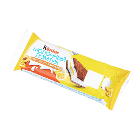 Бисквит «Kinder» молочный, персик, маракуйя 28г