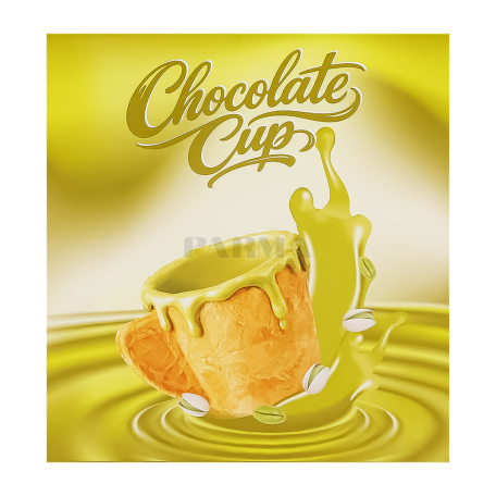 Вафельная чашечка "Chocolate" с фисташковой глазурью 105г