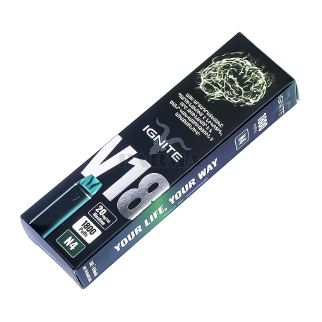 E-cigarettes "Ignite V18 N4" sour green apple