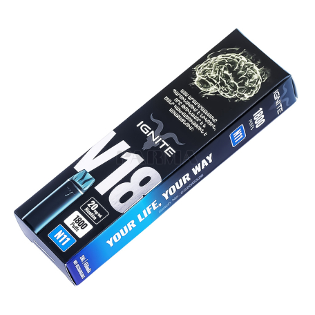 E-cigarettes "Ignite V18 N11" iced blueberry