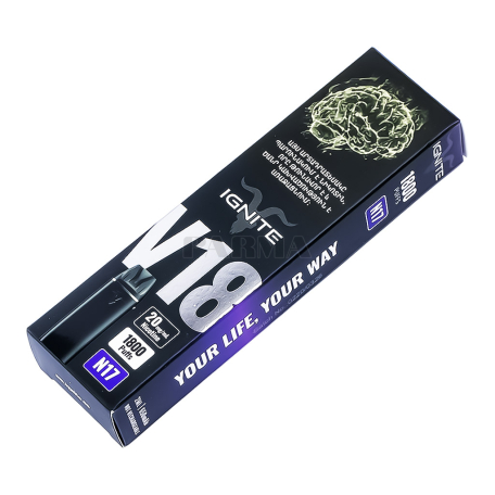 E-cigarettes "Ignite V18 N17" iced blue raspberry