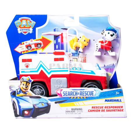 Toy "Paw Patrol Search Rescue Marshall" ambulance car