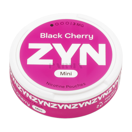 Никотиновые паучи "Zyn" черная вишня 3мг