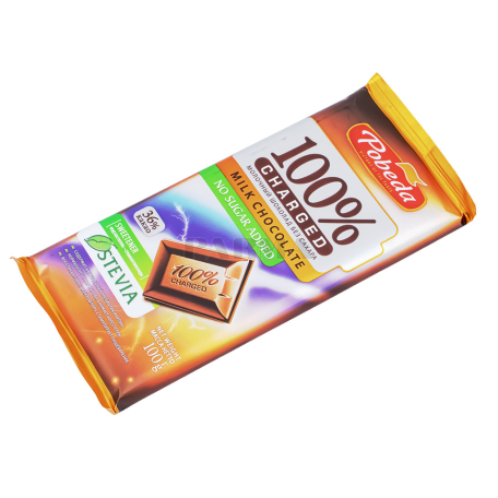 Chocolate bar "Pobeda" milk, stevia, sugar-free 36% 100g