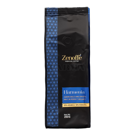 Кофе зерновой "Zenoffe Harmonia Arabica Robusta" 250г
