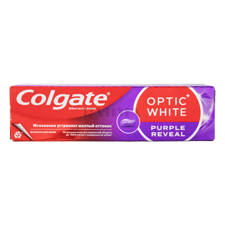 Зубная паста "Colgate Optic White Purple Reveal" отбеливающая 75мл